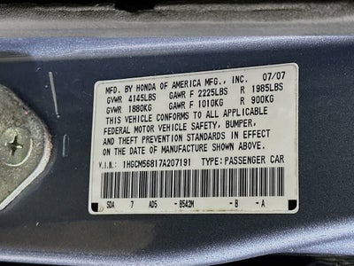 2007 Honda Accord EX-L