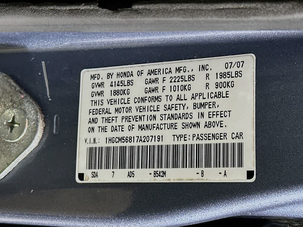 2007 Honda Accord EX-L