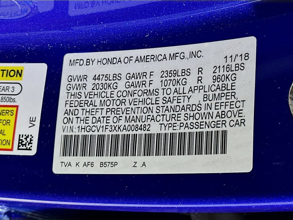 2019 Honda Accord Sport 1.5T