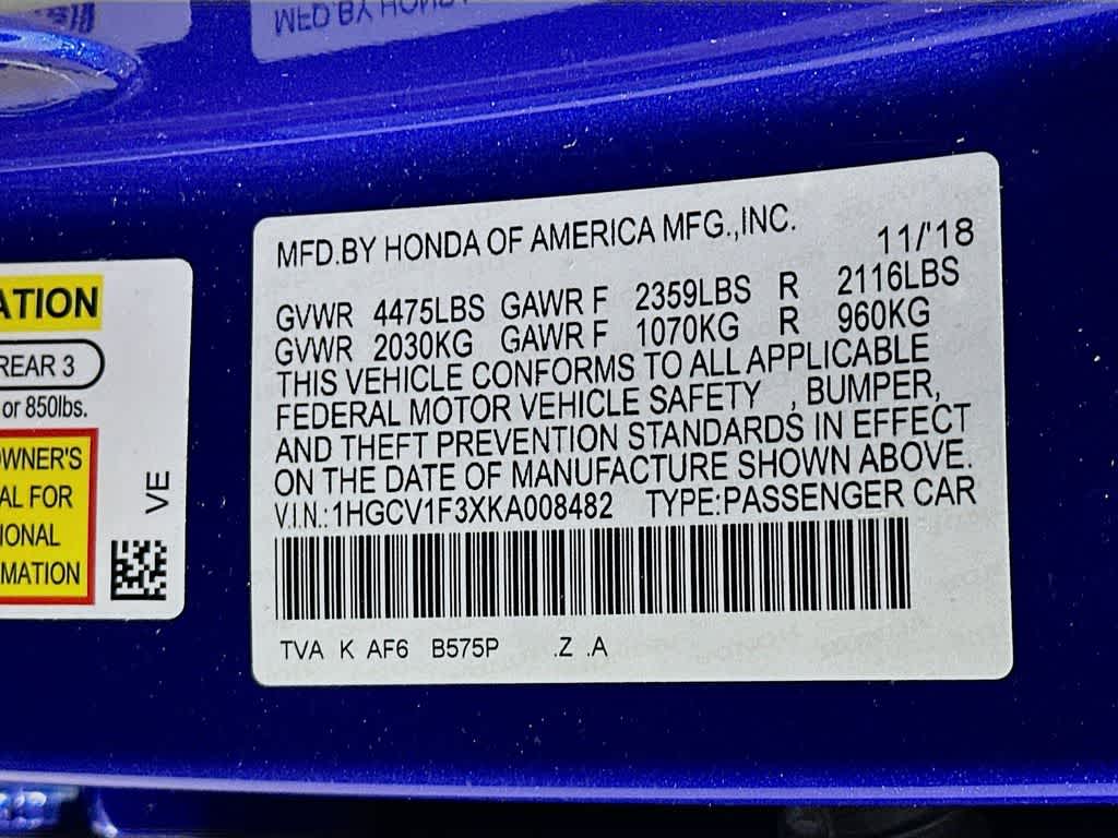 2019 Honda Accord Sport 1.5T