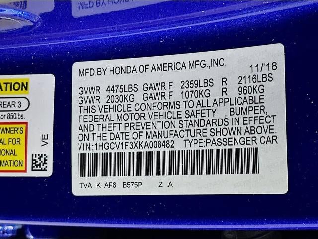 2019 Honda Accord Sport 1.5T