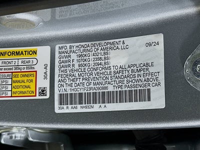 2024 Honda Accord LX