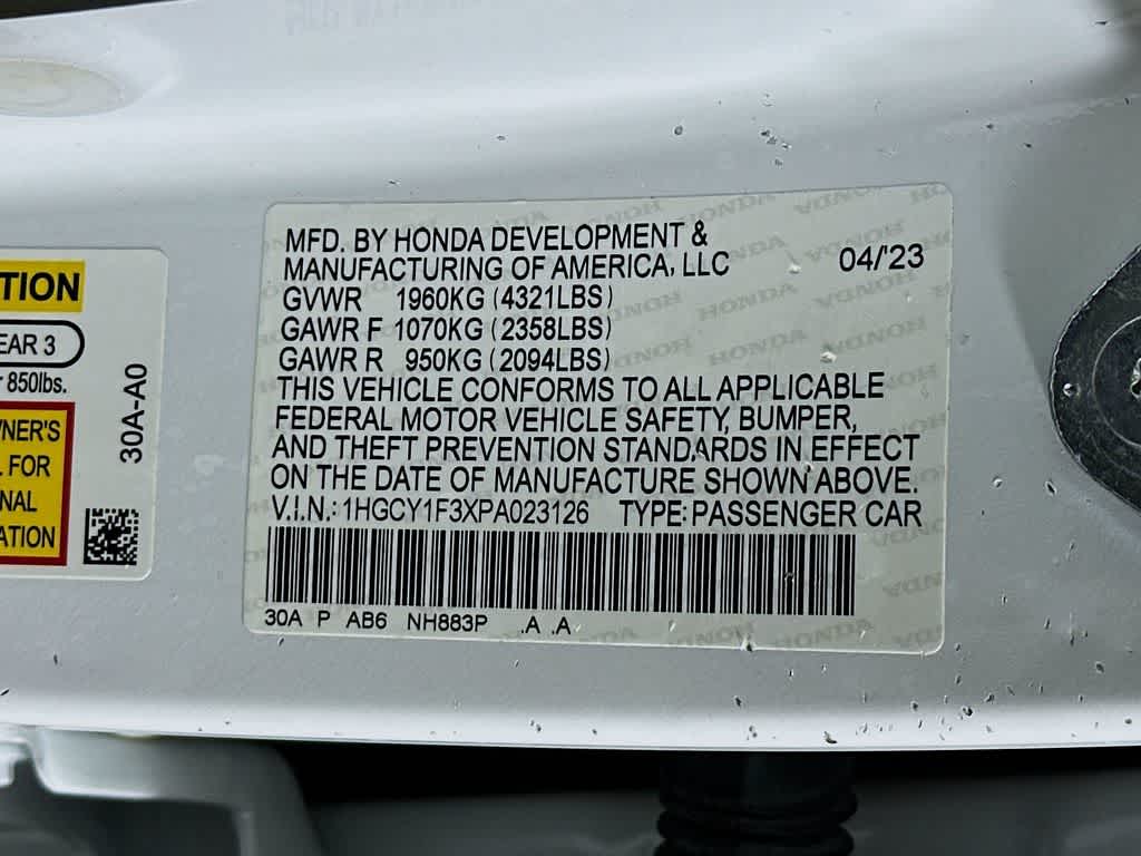 2023 Honda Accord EX