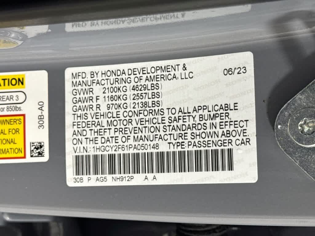 2023 Honda Accord Hybrid EX-L