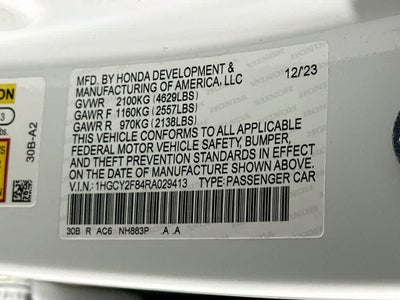 2024 Honda Accord Hybrid Touring