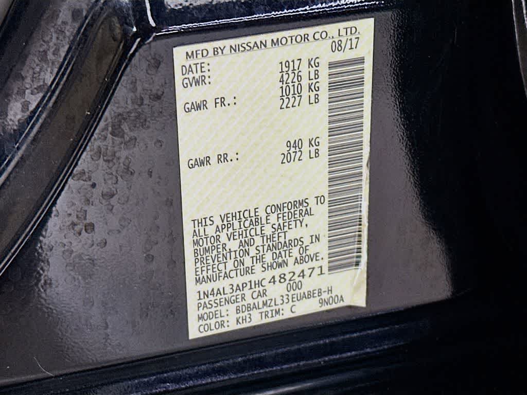 2017 Nissan Altima 2.5 SV