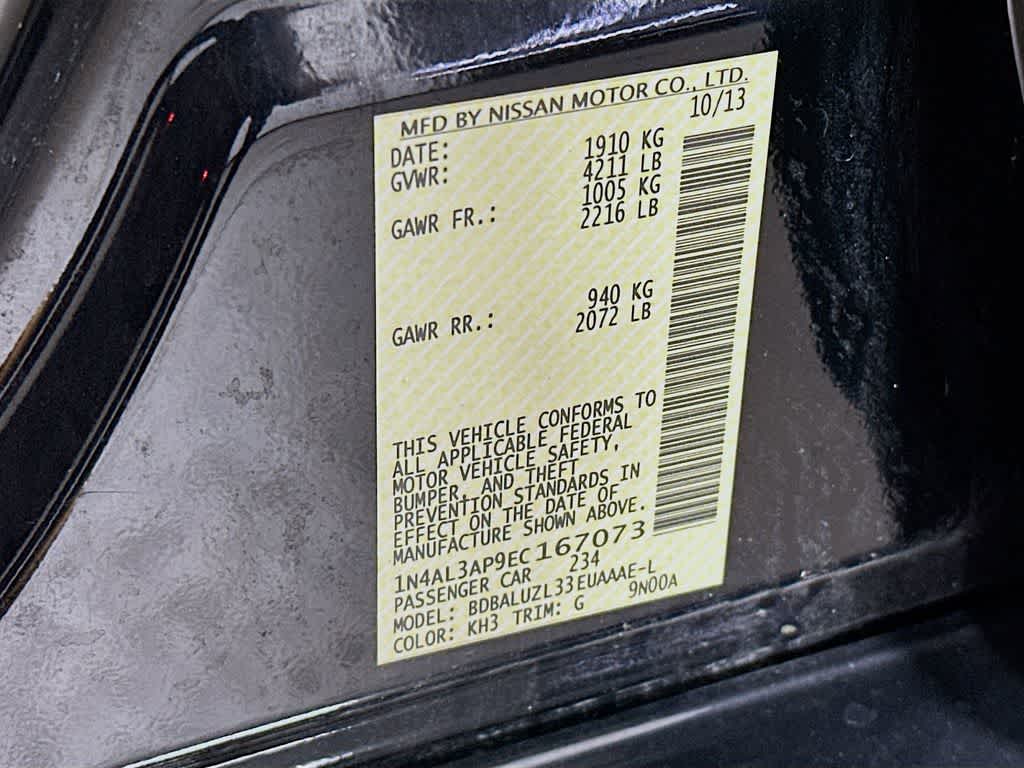 2014 Nissan Altima 2.5 SV