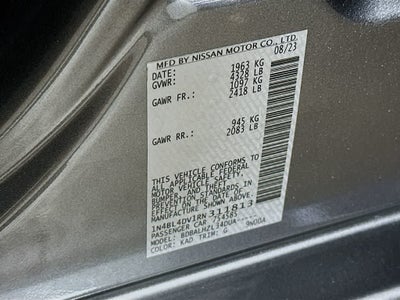 2024 Nissan Altima 2.5 SV