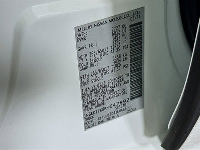 2024 Nissan Frontier SV