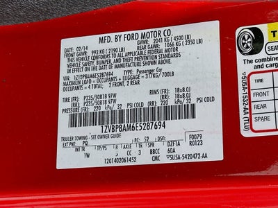 2014 Ford Mustang V6