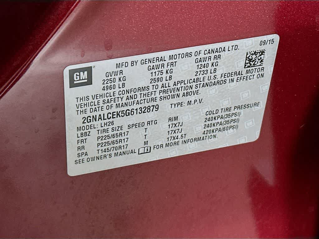 2016 Chevrolet Equinox LT