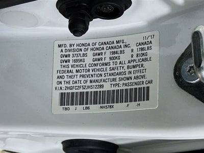 2018 Honda Civic Sedan LX