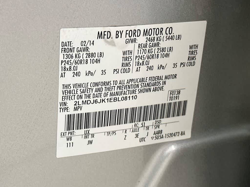 2014 Lincoln MKX Base