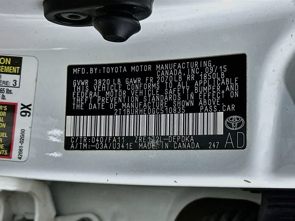 2016 Toyota Corolla L