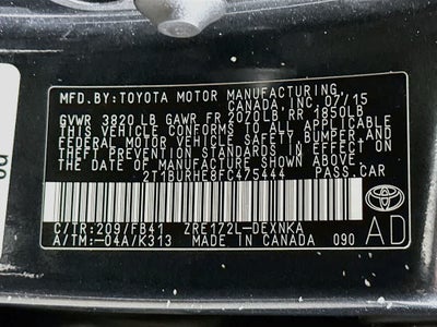2015 Toyota Corolla LE