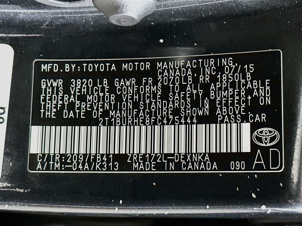 2015 Toyota Corolla LE