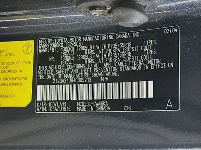 2004 Lexus RX 330 Base