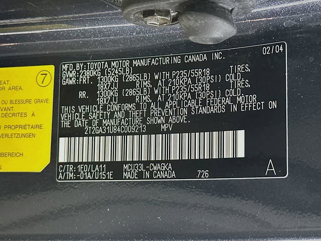 2004 Lexus RX 330 Base