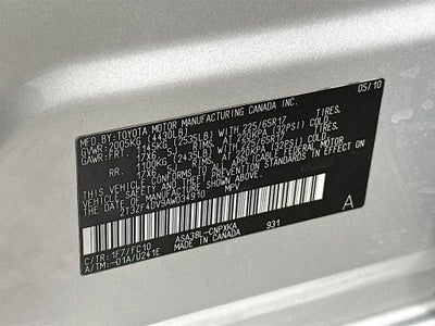 2010 Toyota RAV4 Base