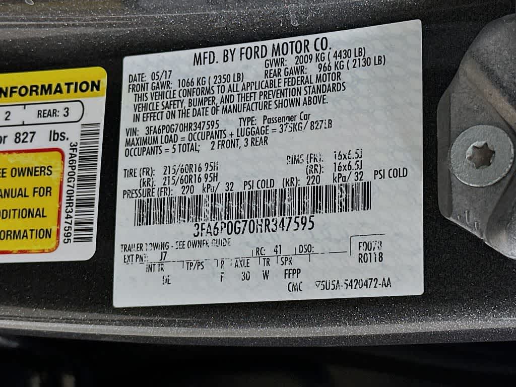 2017 Ford Fusion S