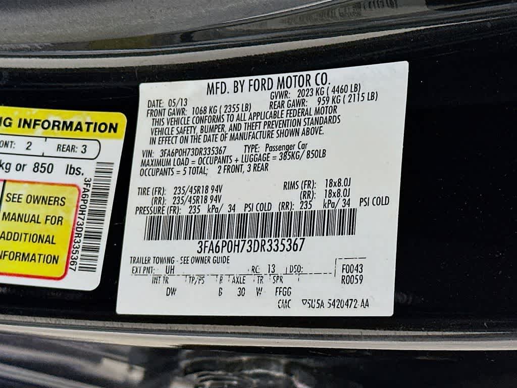 2013 Ford Fusion SE