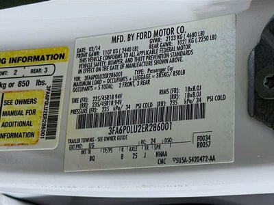 2014 Ford Fusion Hybrid SE Hybrid