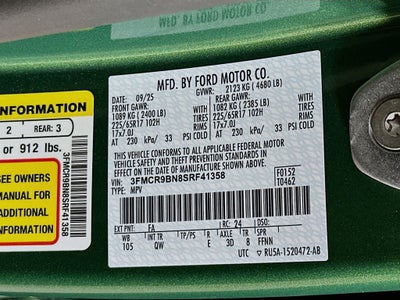 2025 Ford Bronco Sport Big Bend