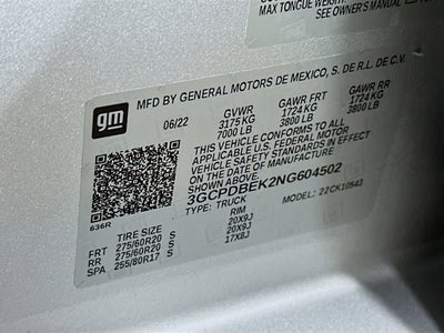 2022 Chevrolet Silverado 1500 Custom