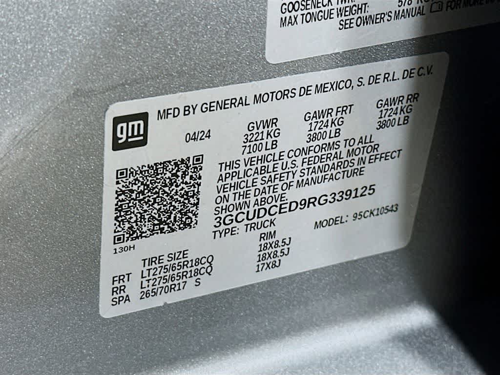 2024 Chevrolet Silverado 1500 Custom Trail Boss