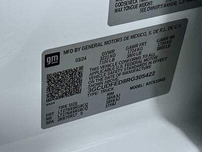 2024 Chevrolet Silverado 1500 LT Trail Boss