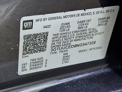 2022 GMC Sierra 1500 Elevation