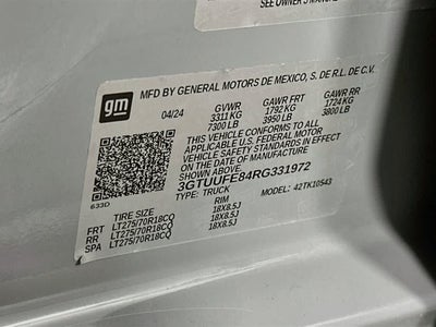 2024 GMC Sierra 1500 AT4X