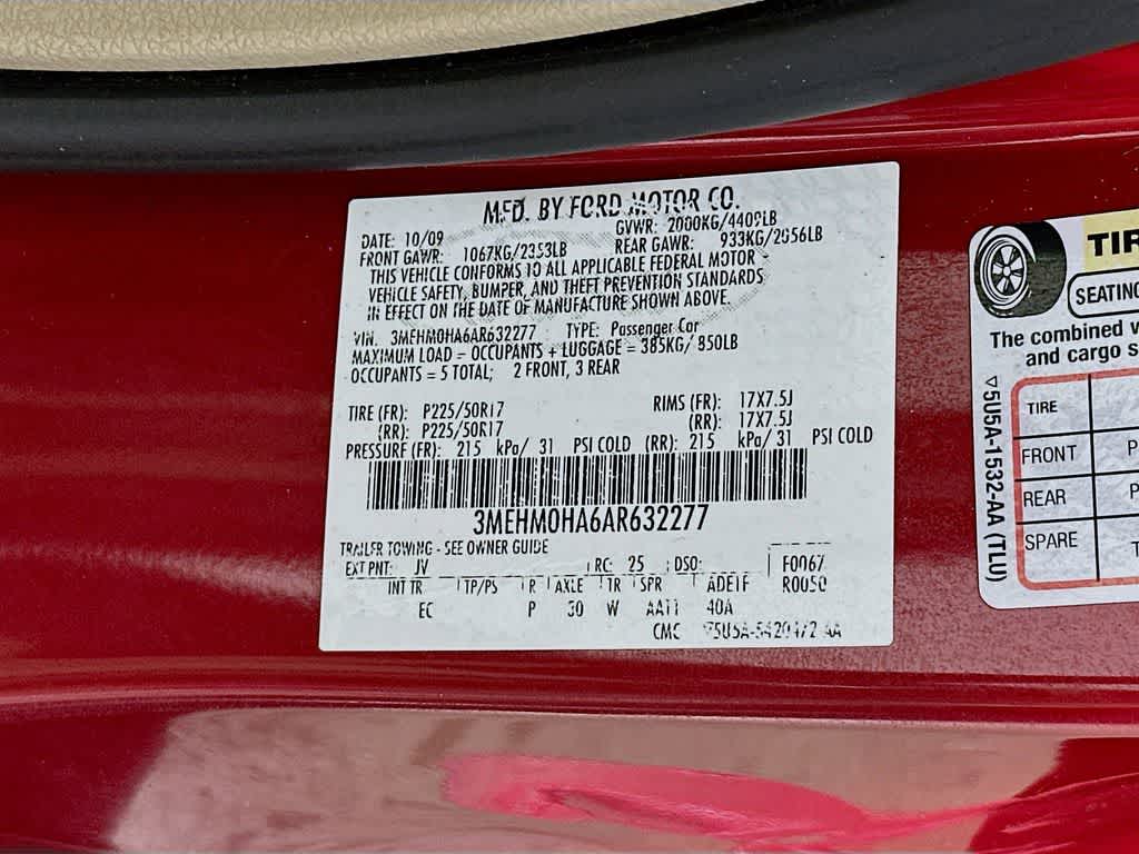 2010 Mercury Milan Base