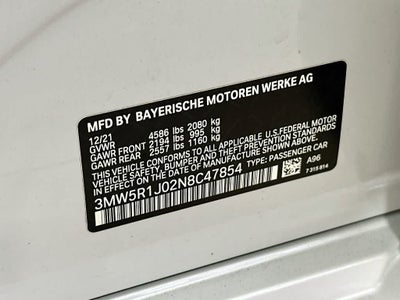 2022 BMW 330i 330i