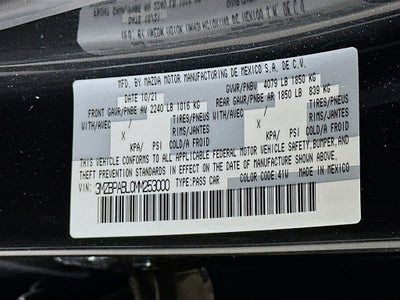 2021 Mazda MAZDA3 Select