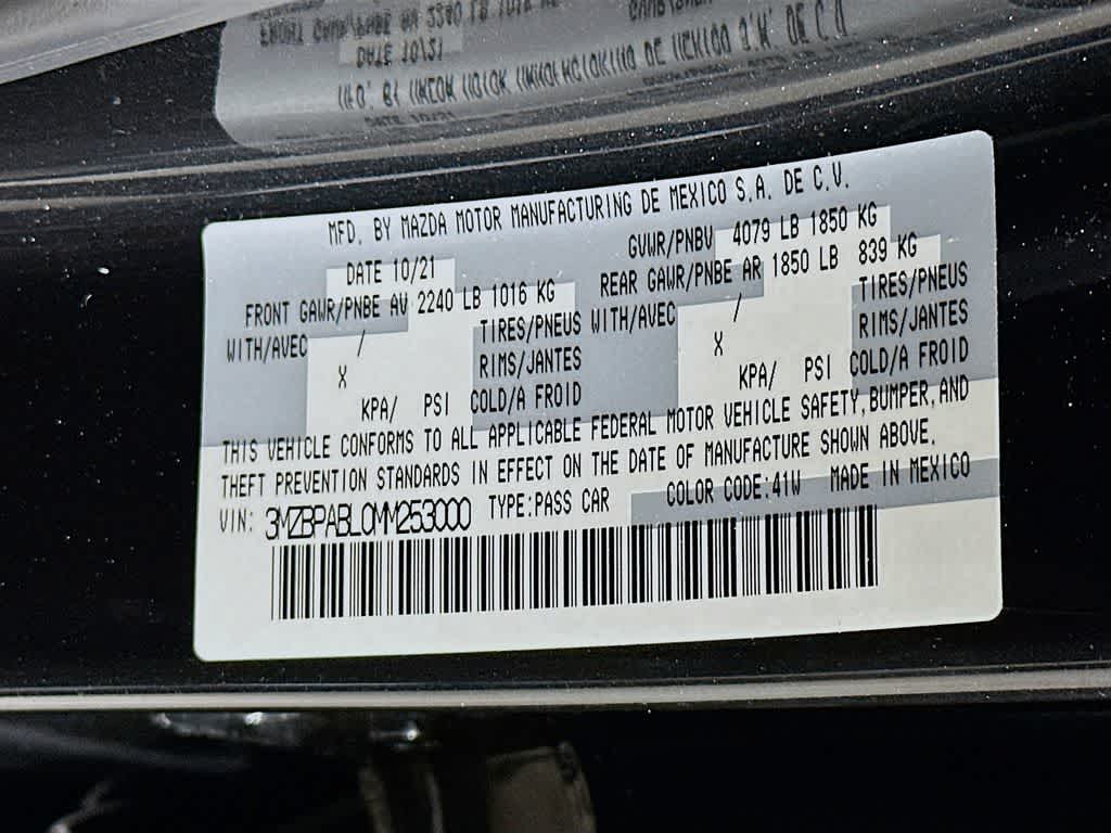 2021 Mazda MAZDA3 Select