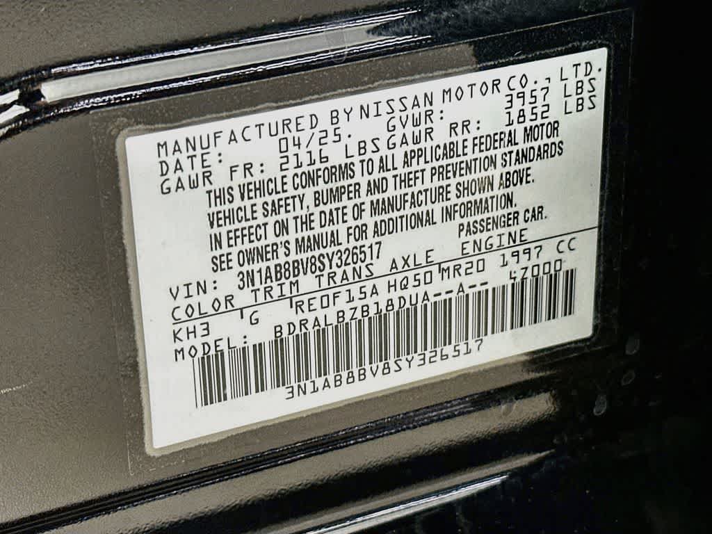 2025 Nissan Sentra S