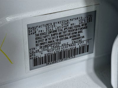 2023 Nissan Sentra SV