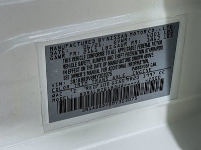 2021 Nissan Sentra SR