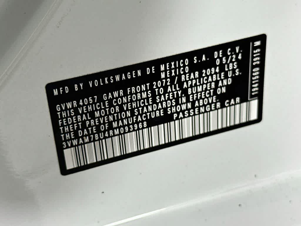 2024 Volkswagen Jetta Sport