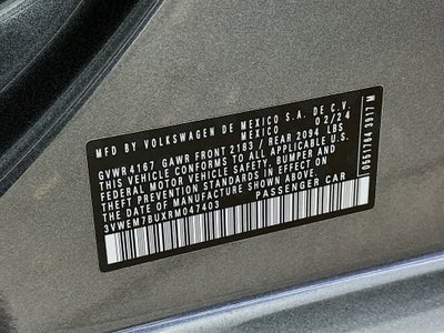 2024 Volkswagen Jetta SE