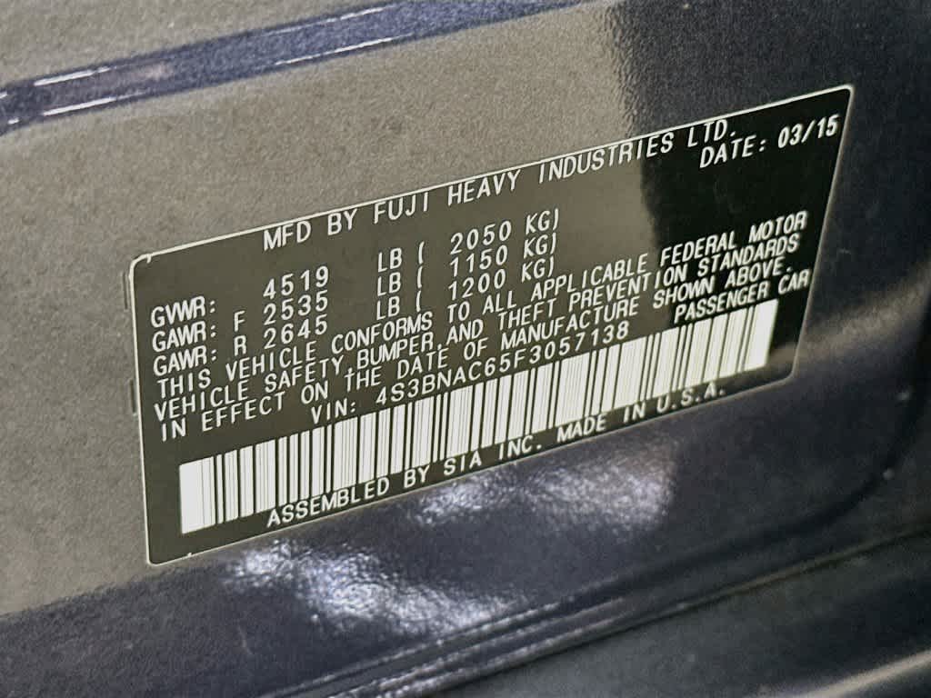 2015 Subaru Legacy 2.5i Premium