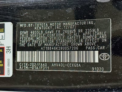 2008 Toyota Camry Hybrid Base