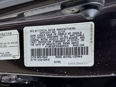 2003 Toyota Camry LE