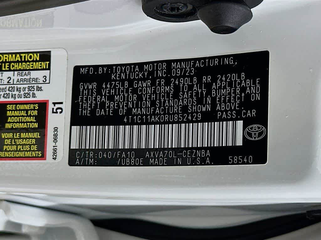 2024 Toyota Camry LE