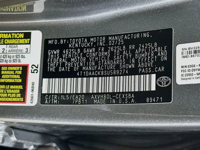 2025 Toyota Camry SE