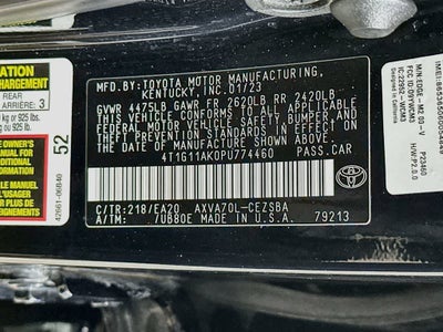 2023 Toyota Camry SE