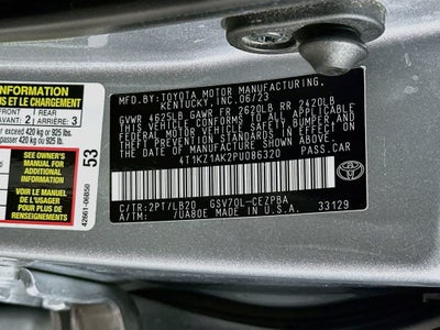 2023 Toyota Camry XSE V6