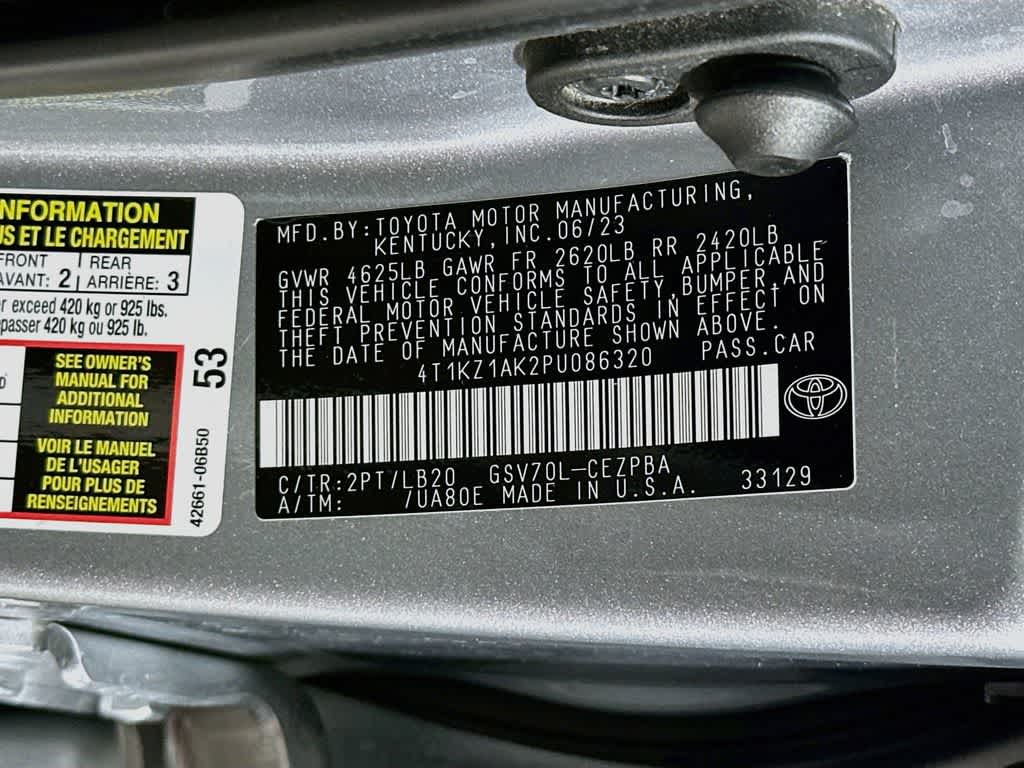 2023 Toyota Camry XSE V6
