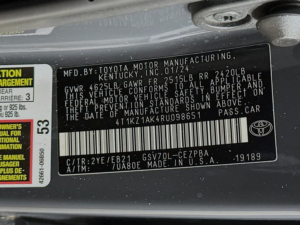 2024 Toyota Camry TRD V6